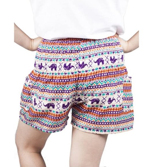 Lofbaz high-waisted elephant harem shorts - Picture 5 of 15